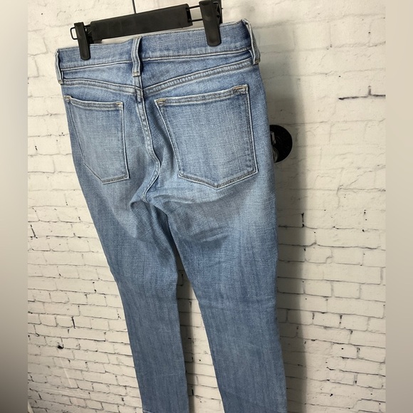 J CREW Jeans Women Medium Rise Skinny Light Wash Casual Stretch Pant Sz 24 T2 - Picture 9 of 10